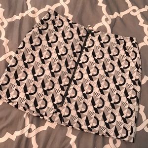 Sz 6 Monochromatic Topshop Skirt